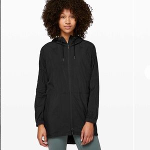 Lululemon Seek the Sky Jacket Hooded Packable Belt Zip Up